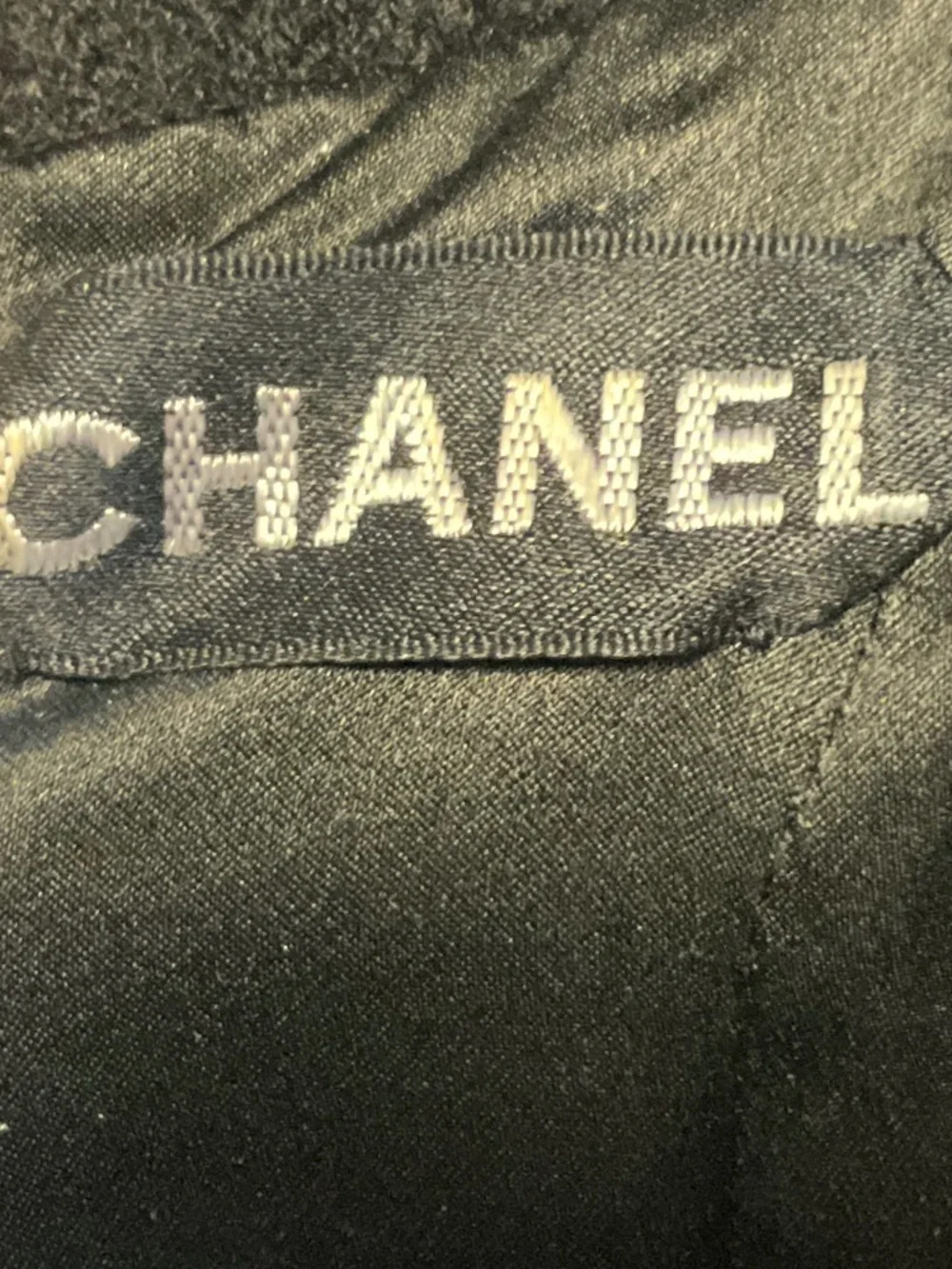 CHANEL COUTURE VINTAGE BLACK TWEED AND LACE TULLE MINI COCKTAIL DRESS